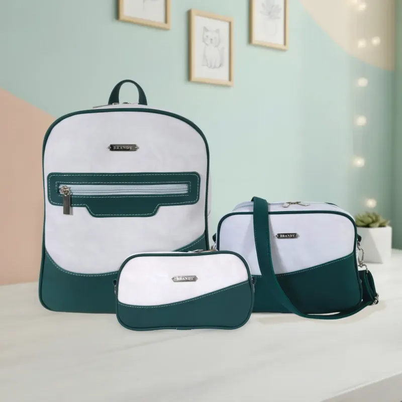 Set Esencial Gris/Verde