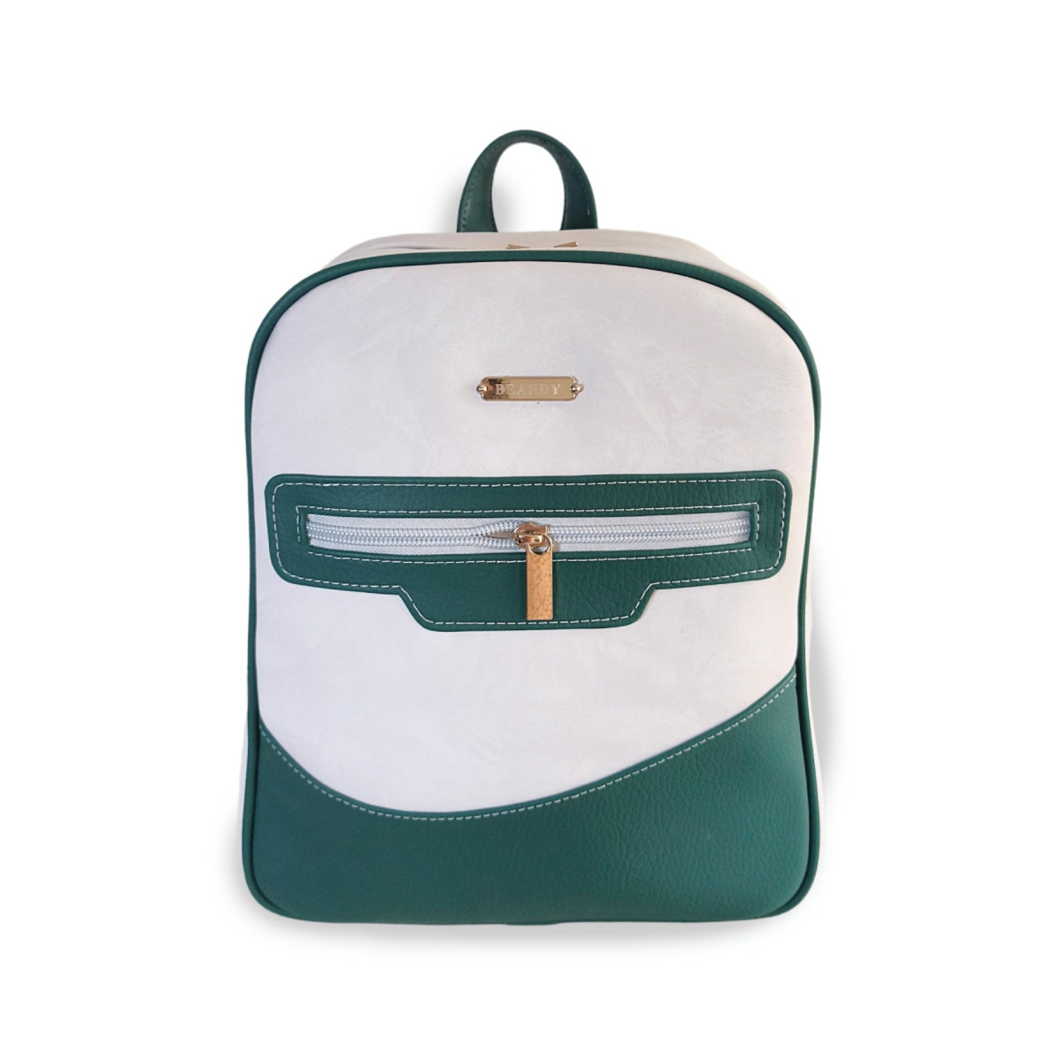 LUZÍA Morral Gris ártico + Verde oscuro / AURA