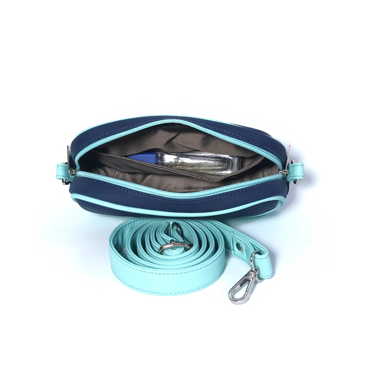 PETIT Manos libres Azul oscuro + Menta / AURA