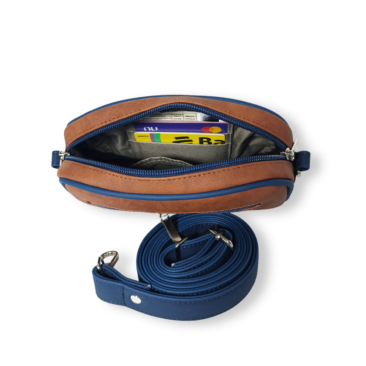 PETIT Manos libres Miel + Azul oscuro / AURA