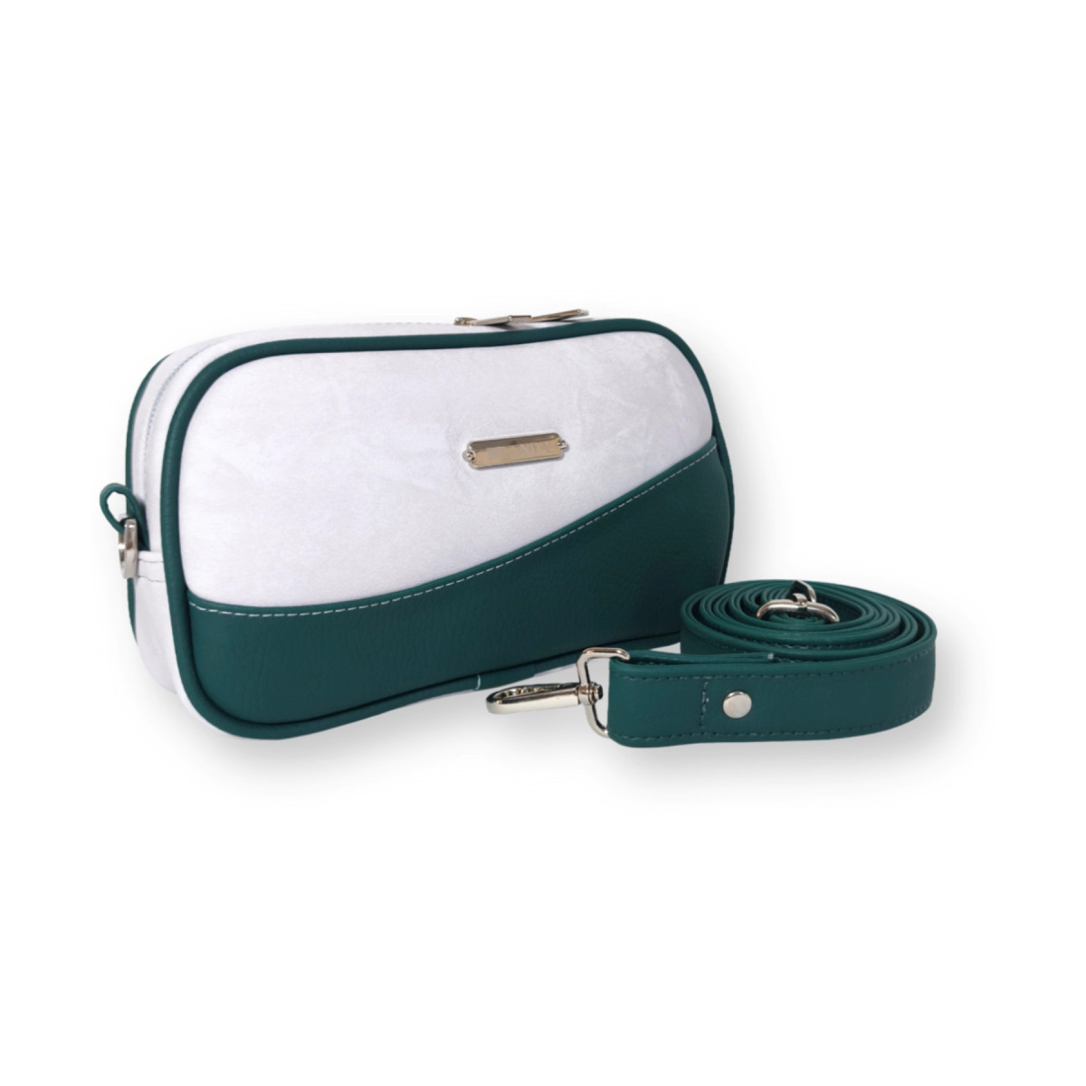 PETIT Manos libres Gris ártico + Verde oscuro / AURA