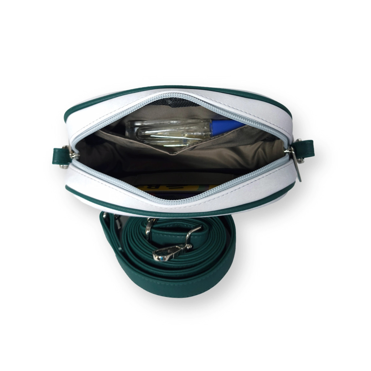 PETIT Manos libres Gris ártico + Verde oscuro / AURA