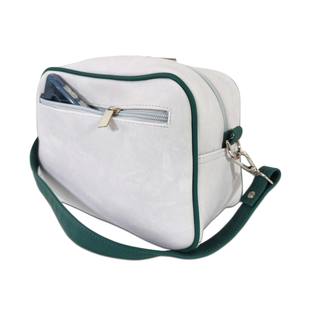 GÉNOVA Manos libres Gris ártico + Verde oscuro / AURA