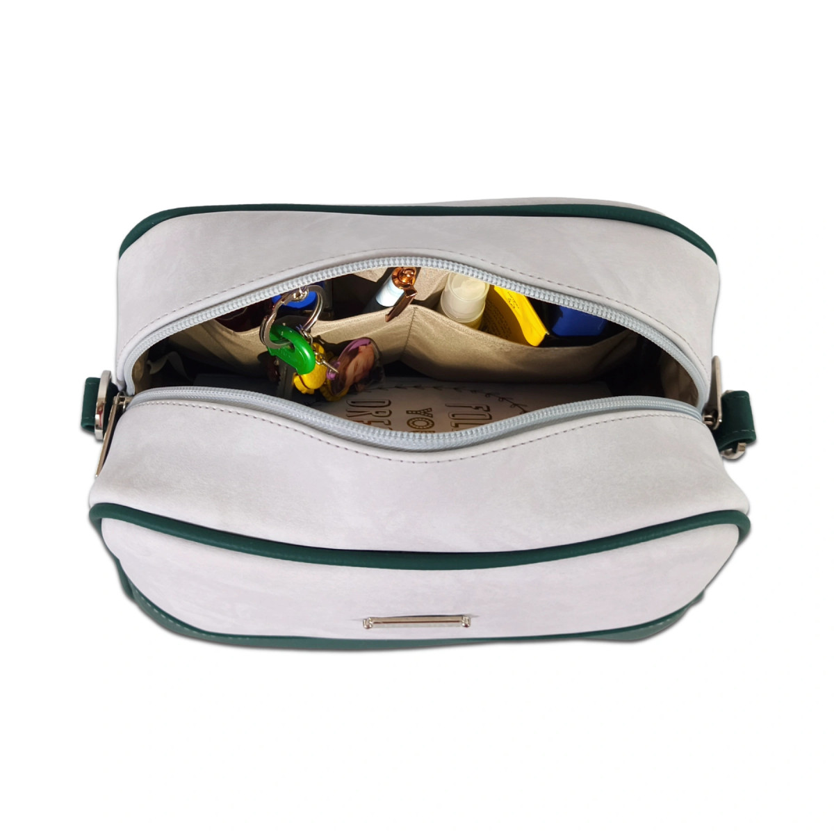 GÉNOVA Manos libres Gris ártico + Verde oscuro / AURA